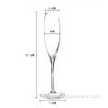 6oz Champagnerglas mit einzigartigem Design